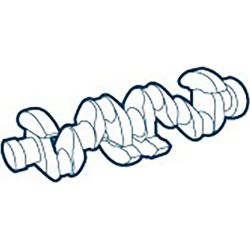 05 0300 120000 Kurbelwelle Ohne Lager