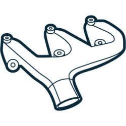 Exhaust manifold | 01 1400 403000