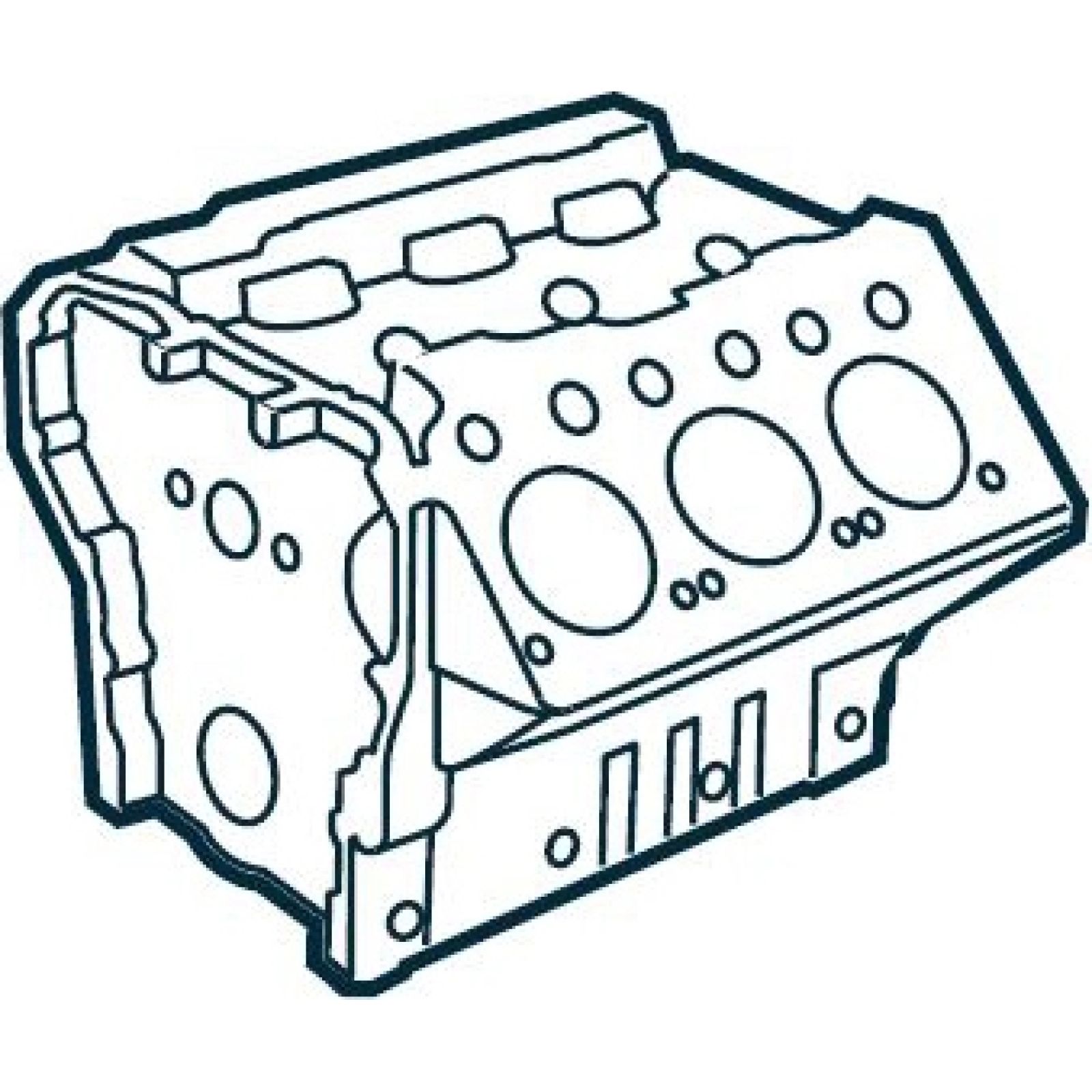 GÖ013 Kurbelwellengehäuse mit Ölwanne einteiliger Guß für OM 615/615 -  Bustechnik Online Shop