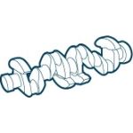 Kurbelwelle ohne Lager | 01 0300 366000