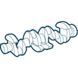 OE Germany Kurbelwelle Ohne Lager 02 0300 267600