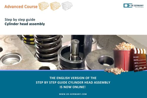 Video Cylinder Head Assembly in ENGLISH