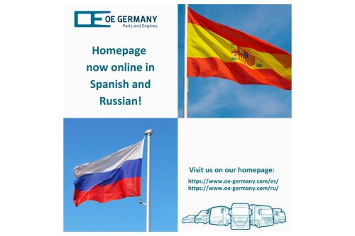 Homepage now online in Spanish and Russian!