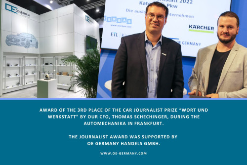 Award of the Car Journalist Prize Wort und Werkstatt