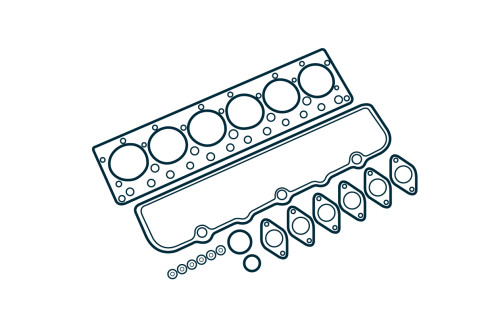 Kompletter Dichtungssatz geeignet für MAN D0836 LF/LOH Motoren
