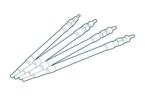 Glow Plugs suitable for OM651