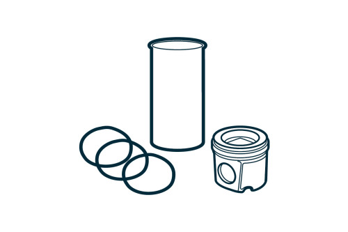 Piston/Liner Assemblies suitable for SCANIA engines
