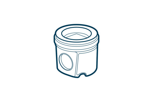 Piston suitable for für Deutz engines