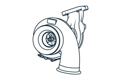 Turbocompresor adecuado para OM651 motores