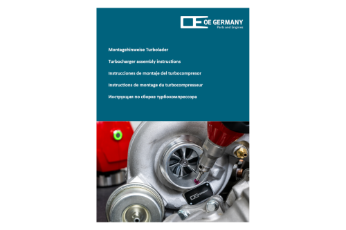 Turbocharger assembly instruction